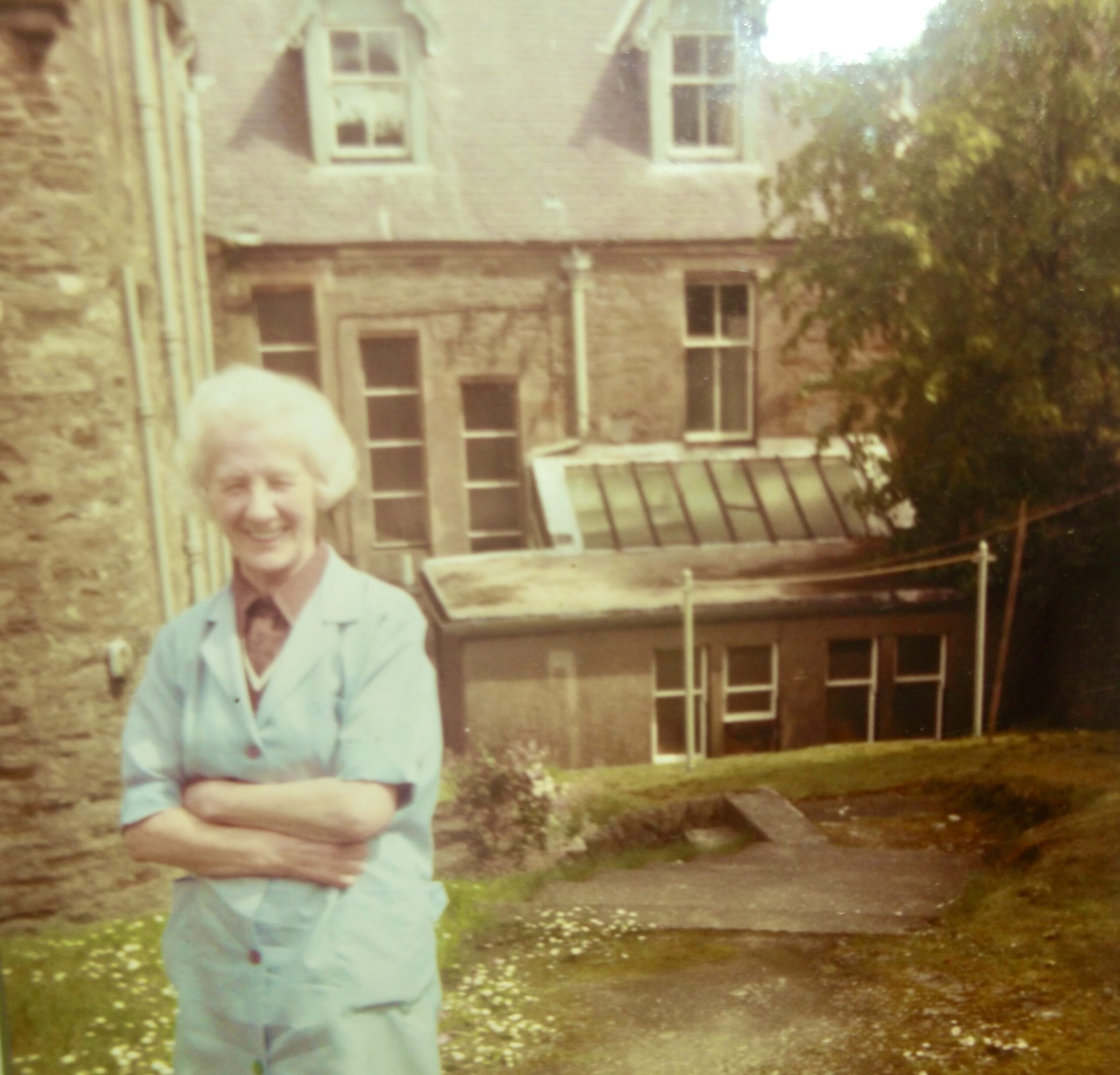 Nan Mccallum Back Of Burgh Hall 1960's 2